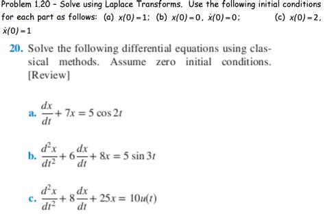 Laplace Transform Solved Problems Pdf