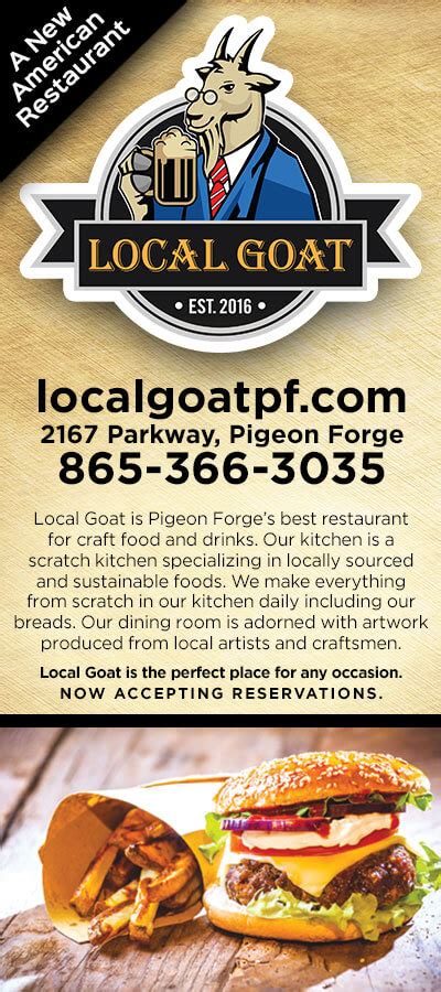 Local Goat A New American Restaurant Pigeon Forge Tn