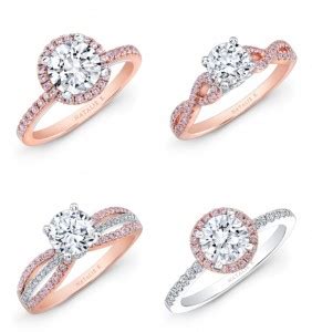 Top Dazzling Breathtaking Rose Gold Engagement Rings Pouted