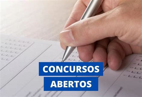 Jornal Atual 8 Concursos Públicos abertos no Brasil hoje