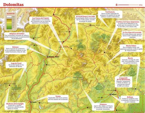 Mapa De Dolomitas Lonely Planet Lonely Planet Map Vacation