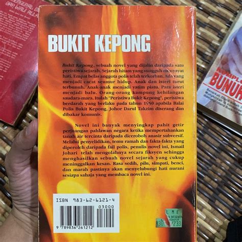 Vintage Bukit Kepong Ismail Johari Cetakan Pertama 1999 Buku Sejarah