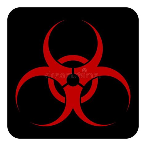 Danger Biohazard Sign Stock Vector Illustration Of Danger 42041330