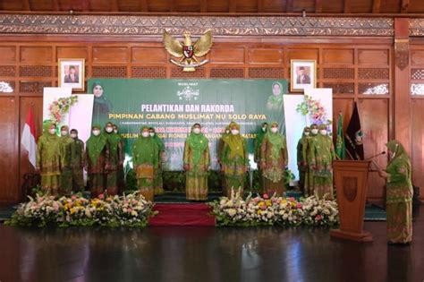 Pengurus Muslimat NU Se Solo Raya Periode 2021 2026 Dilantik