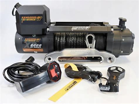 Akcesoria Off Road Kangaroo Winch Wyciągarka Elektryczna 8000Lbs 12V