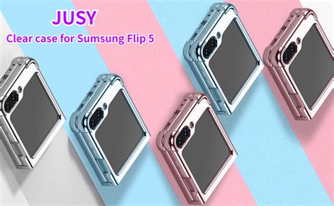 Jusy Funda Para Samsung Galaxy Z Flip Con Protector De