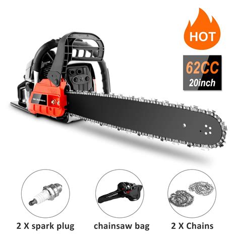 62CC 3.5HP Guide Board Chainsaw Gasoline Powered Handheld Gas Chain Saw ...