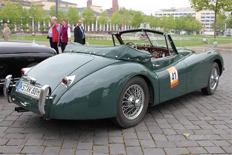 1953 Jaguar Xk120 Dhc Se Rear View Post War Paledog Photo Collection