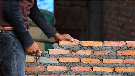 How To Lay A Brick Wall Using A Brick Line Bank Home