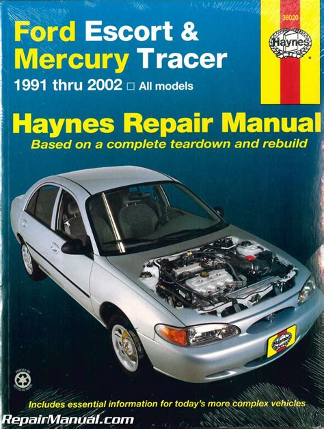 Ford Escort And Mercury Tracer Automobile Repair Manual By Haynes