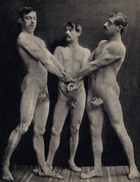 The Oath Of The Horaces Pose Three Naked Men Taking Oath Photography