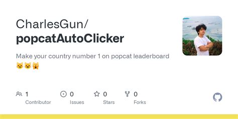 GitHub - CharlesGun/popcatAutoClicker: Make your country number 1 on ...