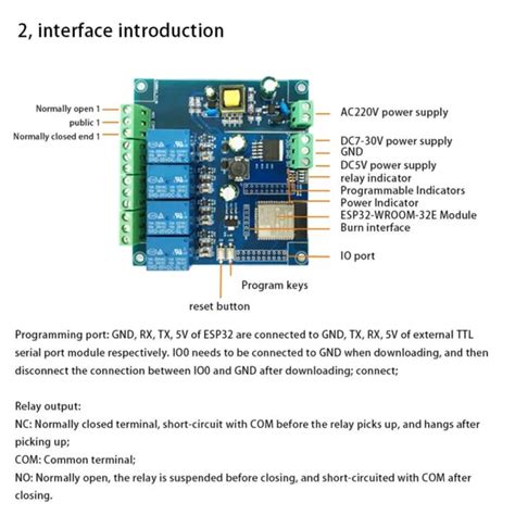 Carte De D Veloppement Esp Wroom Conviviale Avec Module Relais