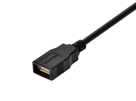 Monoprice USB 2 0 Extension Cable 6 Feet Black Type A Male To USB