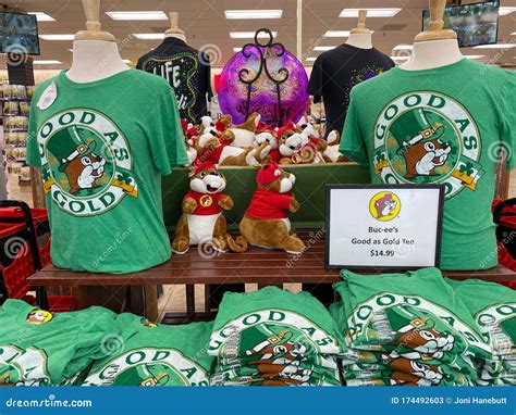 St Patricks Day T Shirts At A Buc Ees Editorial Stock Photo Image Of