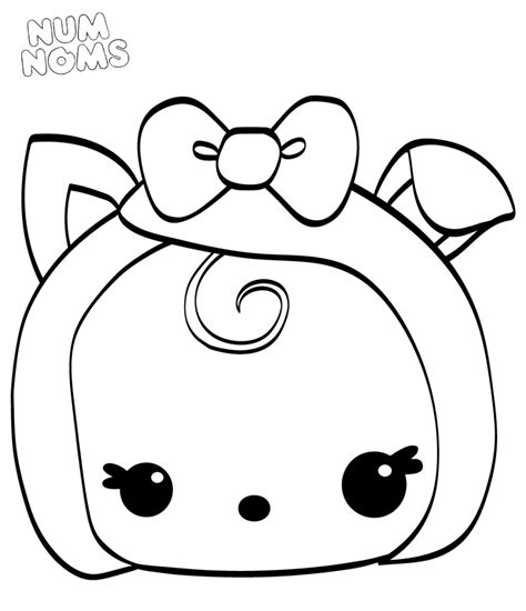 20 Free Printable Num Noms Coloring Pages