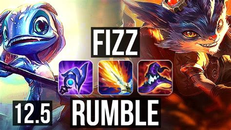 Fizz Vs Rumble Mid Defeat Rank Fizz M Mastery Solo Kills