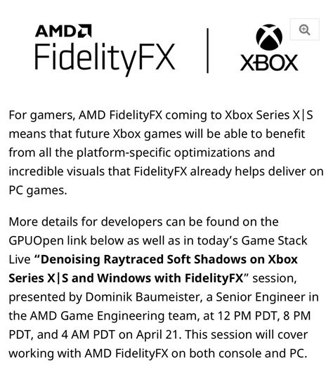 Modernwarzone On Twitter Amd Has Announced That Fidelityfx Their