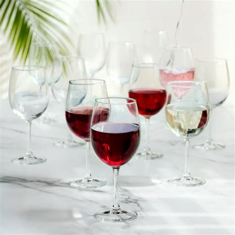 Luminarc 12 Oz Alto Clear Glass Goblets 12 Pc Set