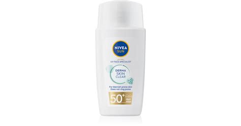 Nivea Sun Derma Skin Clear Ple Ov Kr M Na Opalov N Pro Ple S