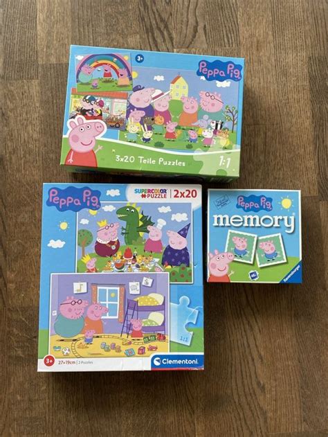 Peppa Pig Puzzle Und Memory Ab 3 Wutz Kaufen Auf Ricardo