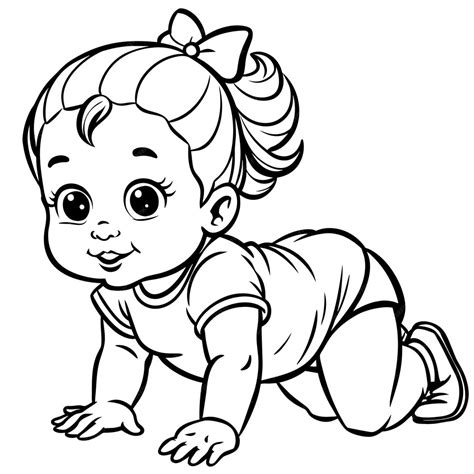 Desenho De Um Bebe - 9
