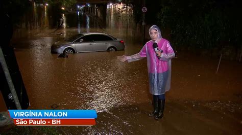 Chuva histórica em Belo Horizonte deixa principais vias alagadas YouTube