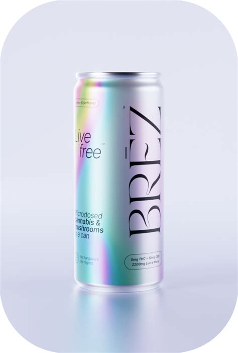 BRĒZ | Alcohol Alternative, Microdose, Cannabis, THC & Mushroom Drink