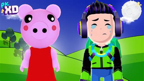 VIREI A PIGGY E ASSUSTEI O BRUNINHO NO PK XD YouTube