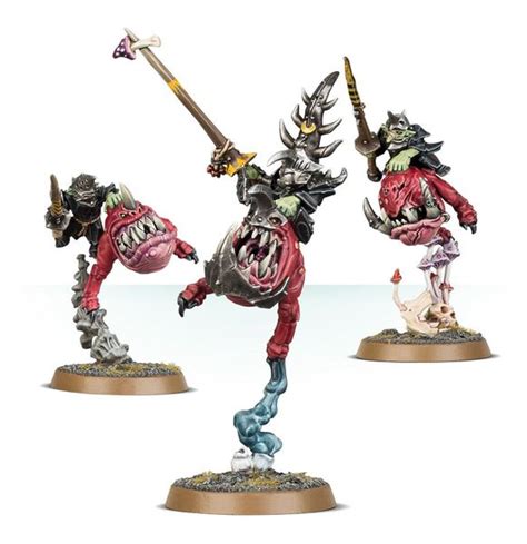 Набір мініатюр Warhammer Age of Sigmar Gloomspite Gitz Squig Hoppers