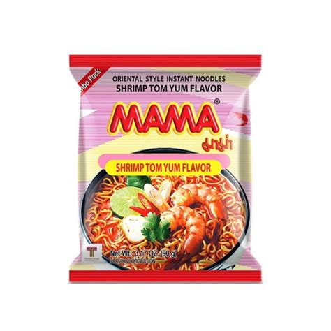 Mama Noodle Shrimp Tom Yum Original 90g Jumbo Pack