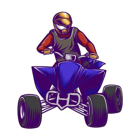 Premium Vector Atv Quad Bike Extreme Adventure Icon Logo