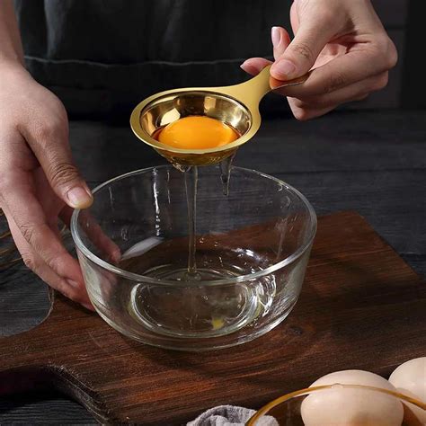 Egg Separator Egg Yolk White Separator Stainless Steel Egg Strainer