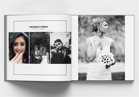 پی اس دی فایل لایه باز Wedding Album Layout Wedding Photo Album