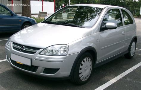 2003 Opel Corsa C facelift 2003 1 0 12V 60 CV Ficha técnica y