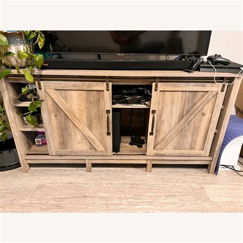 Barn Door Tv Stand - AptDeco