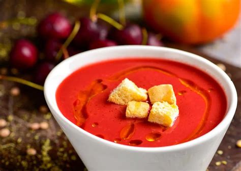 Gazpacho De Cerezas Receta F Cil Para El Verano Pequerecetas