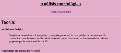 10 Recursos Para El Análisis Morfológico En Lengua EducaciÓn 3 0