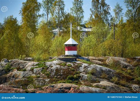 Vistas A La Capital De La Ciudad De Helsinki Finlandia Con Sus Islas