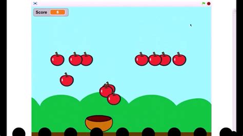 Catch Apple Game Using Scratch Scratch Programming Scratch