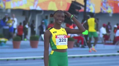 Carifta Games 2023 400m U 17 Girls Final Tianna Springer Jody Ann