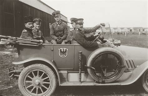 073 German Officers In Car The Vintage Aviator