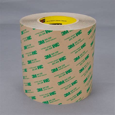 3m™ Adhesive Transfer Tape 468mp Transparent 305 Mm X 55 M 013 Mm