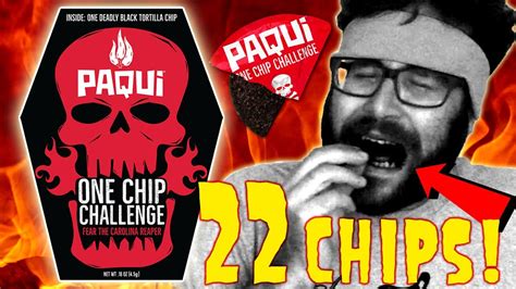 New Paqui 2021 One Chip Challenge Carolina Reaper And Scorpion Pepper