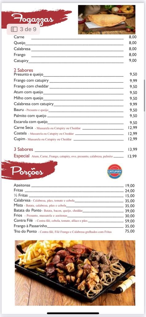 Menu Em Master Esfiha Restaurante Sumar Av Rebou As