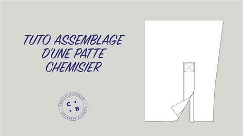 Patte Chemisier Le Tuto D Assemblage De La Patte Chemisier Sur Une