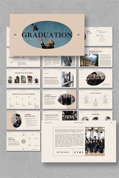 Graduation Powerpoint Template | Powerpoint templates, Graduation plans ...