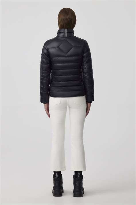 Women S Cypress Down Jacket Black Label Canada Goose