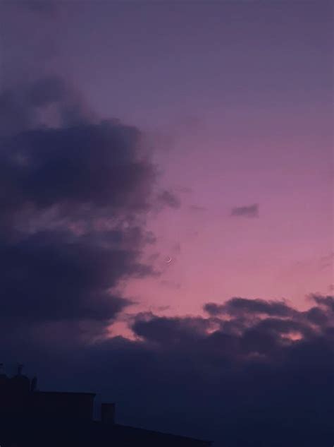 Dark Clouds Over Purple Sky · Free Stock Photo