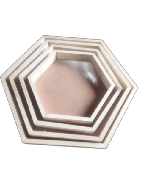 Wooden Brown Pinewood Hexagon Tray For Gift At Best Price In Vasai